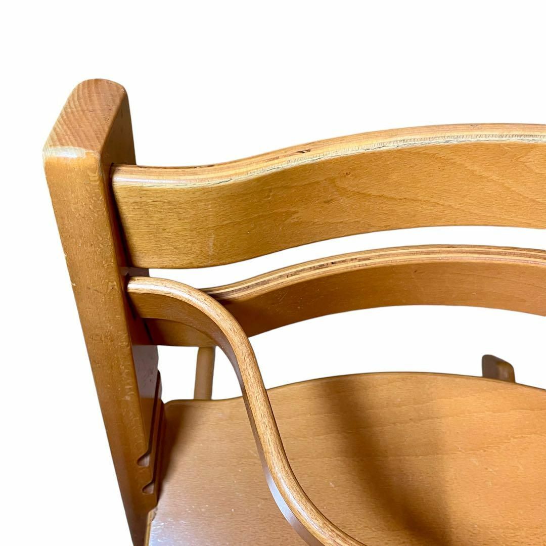 Stokke - 【希少】組み立て不要 シリアル3 木製ガード レザー Stokke - 【希少】組み立て不要 シリアル3 木製ガード レザー