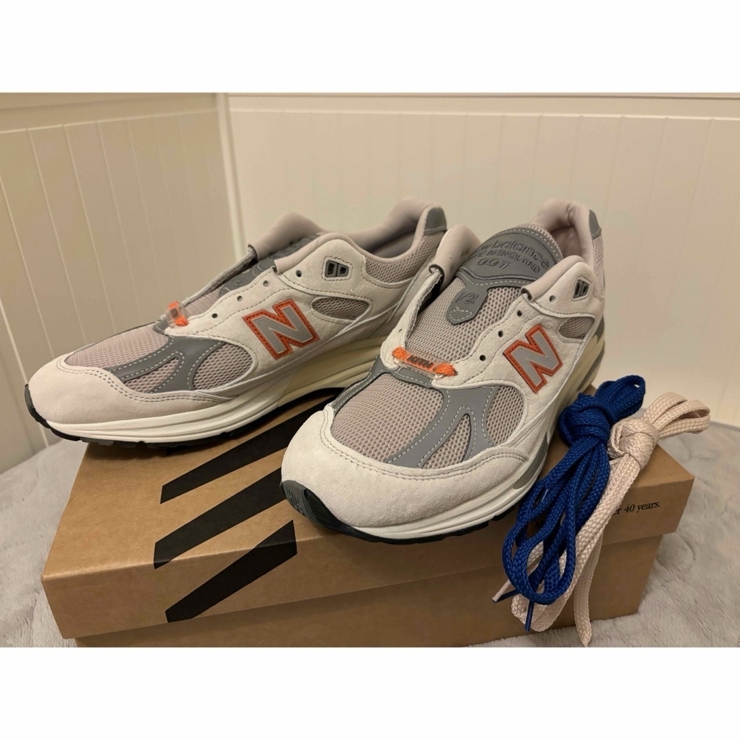 KITH - KITH/キス/New Balance/ニューバランス/991V2/ニックスの KITH - KITH/キス/New Balance/ニューバランス/991V2/ニックスの