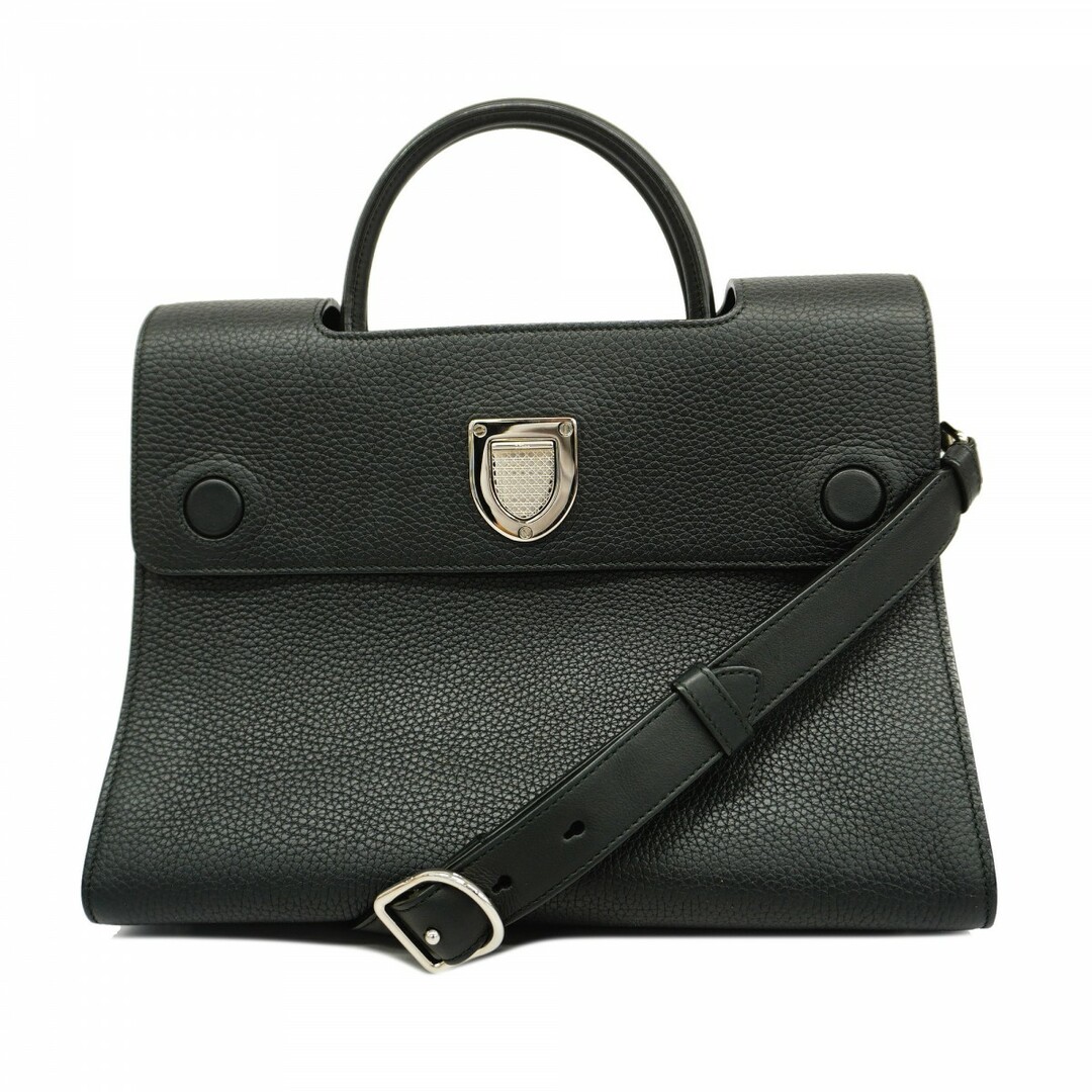 Christian Dior - ★SALE【4tc2353】クリスチャンディオール ハンドバッグ エヴァー レザー ブラック シルバー金具【中古】レディース