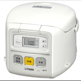 タイガーマホウビン(TIGER)のタイガー魔法瓶 3合炊 マイコン炊飯ジャー 炊きたてミニ JAI-55E5-W(炊飯器)