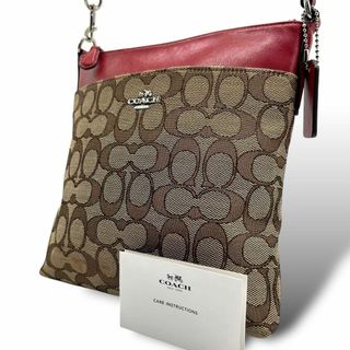 COACH - 極美品 776 コーチ ショルダーバッグ シグネチャ COACH - 極美品 776 コーチ ショルダーバッグ シグネチャ