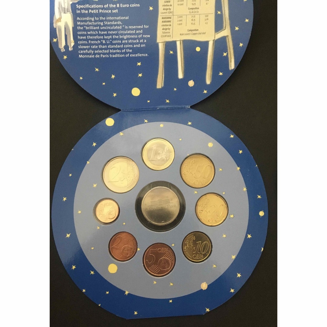 星の王子さま ユーロ コイン 硬貨 セット 記念 2002 フランス 星の王子さま ユーロ コイン 硬貨 セット 記念 2002 フランス