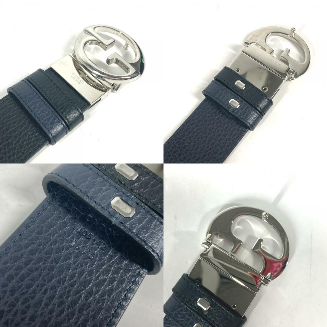 GUCCI - グッチ GUCCI GGロゴ 449715 バイカラー ベルト レザー GUCCI - グッチ GUCCI GGロゴ 449715 バイカラー ベルト レザー
