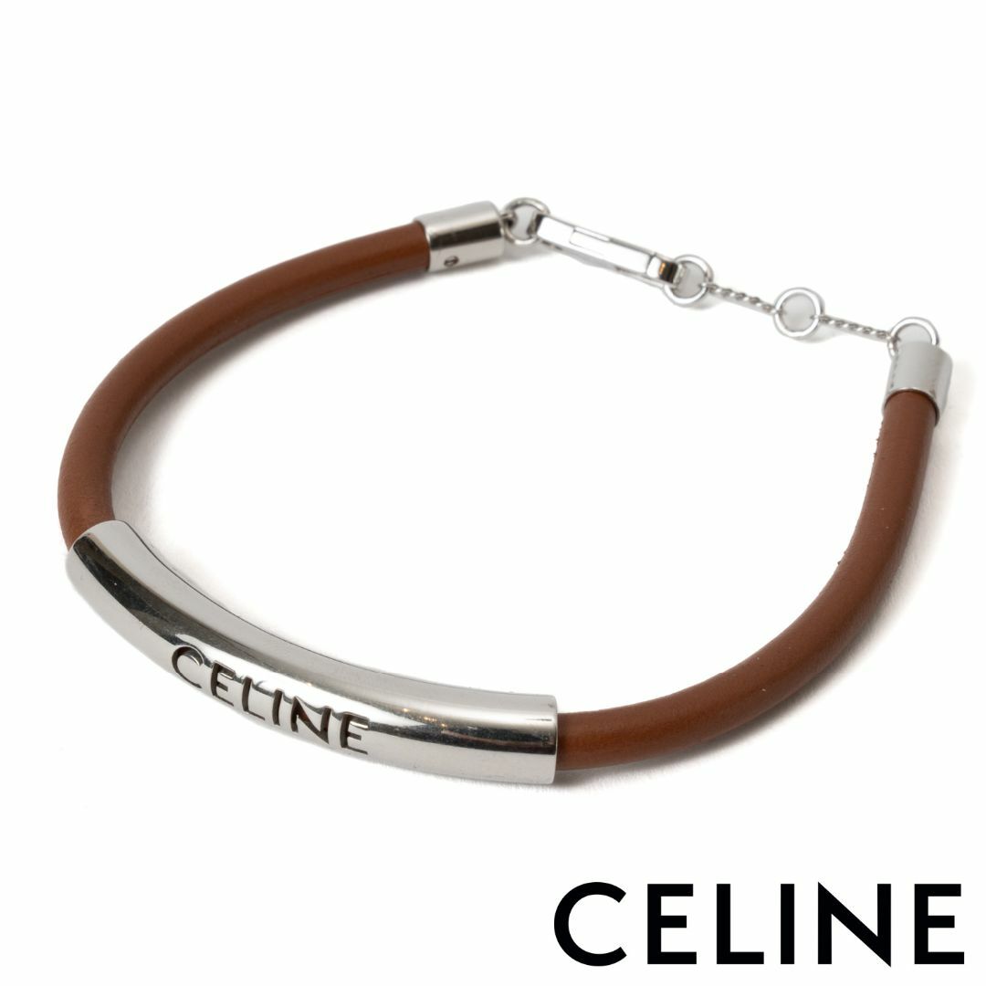 新品 CELINE レザー ブレスレット 新品 CELINE レザー ブレスレット