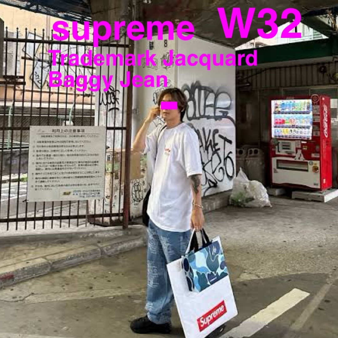Supreme BAGGY JEAN W32 シュプリーム バギー デニム Supreme BAGGY JEAN W32 シュプリーム バギー デニム