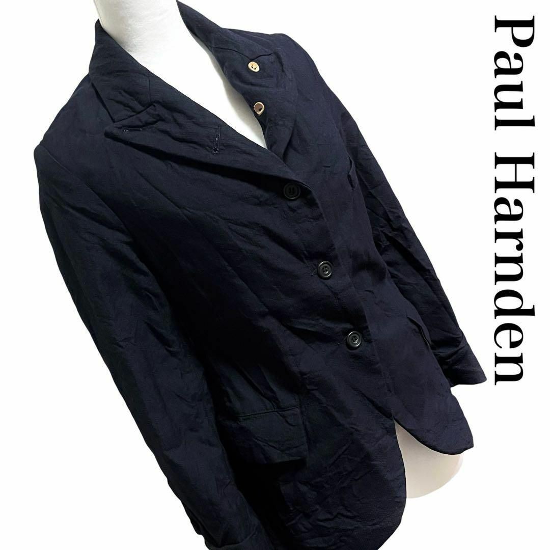 Paul Harnden - 【美品】ポールハーデン ジャケット 黒 ブラック Paul Harnden - 【美品】ポールハーデン ジャケット 黒 ブラック