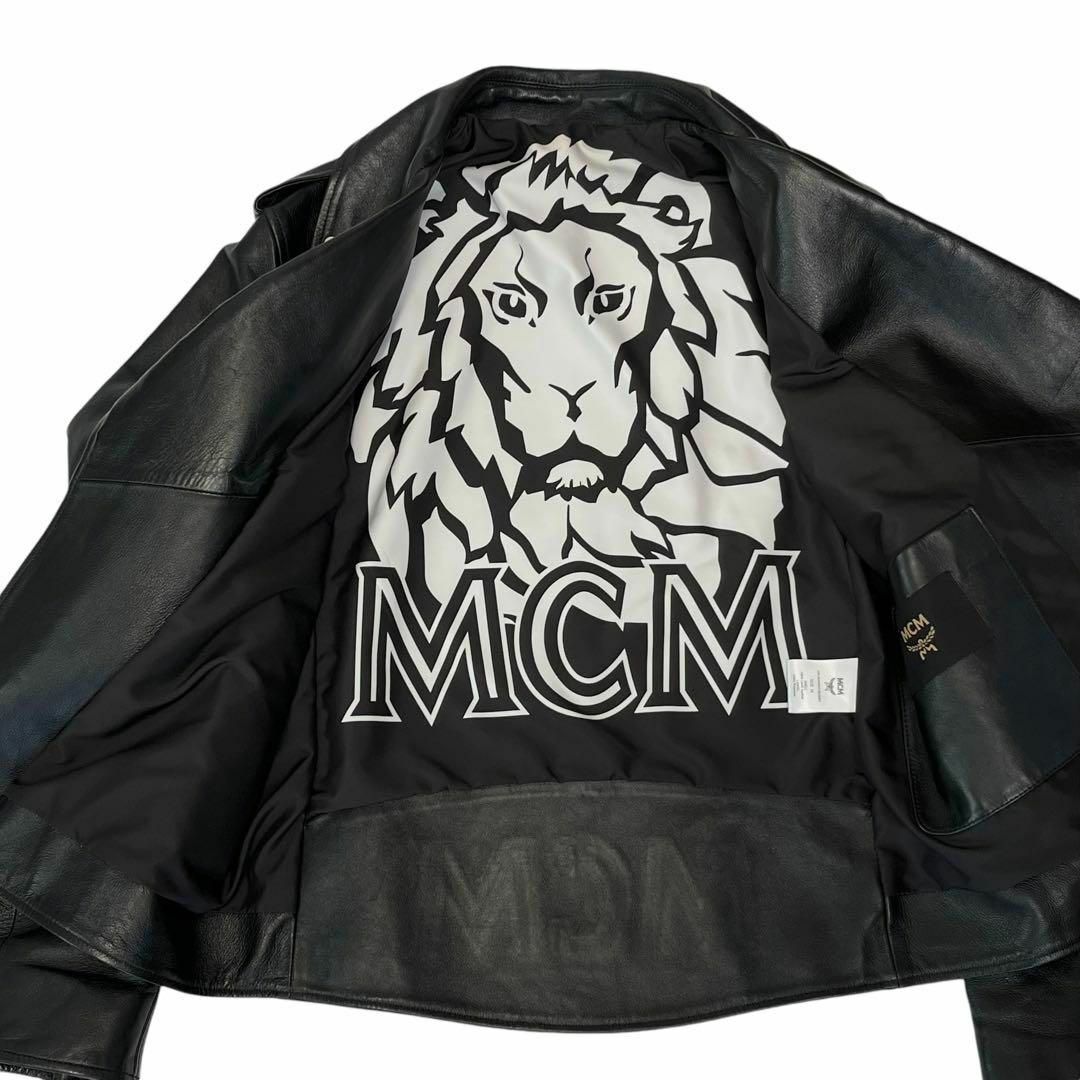 MCM - 【極美品】MCM レザー ダブル ライダース ジャケット MCM - 【極美品】MCM レザー ダブル ライダース ジャケット