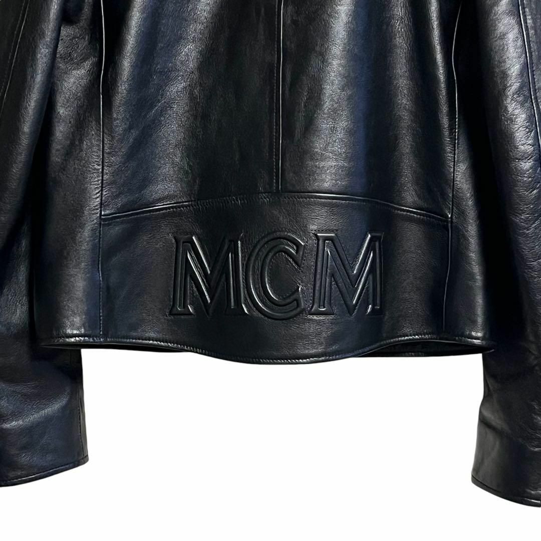 MCM - 【極美品】MCM レザー ダブル ライダース ジャケット MCM - 【極美品】MCM レザー ダブル ライダース ジャケット