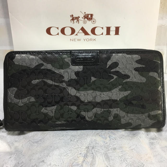 COACH(コーチ)のプレゼントにも❤️新品コーチ正規品ラウンドファスナー長財布F74546 メンズのファッション小物(長財布)の商品写真