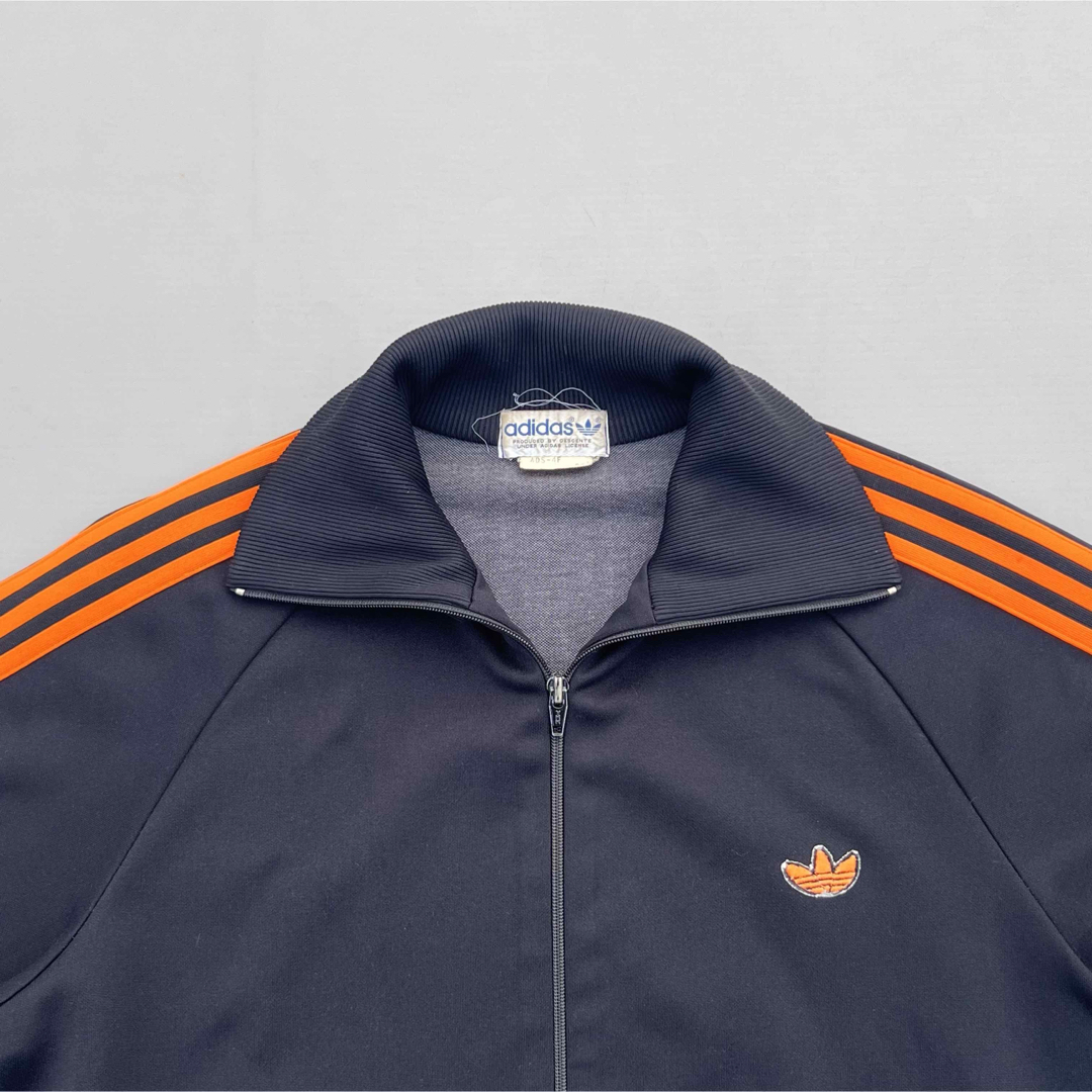 adidas】トラックジャケット希少デザインM人気ブルー青 adidas】トラックジャケット希少デザインM人気ブルー青