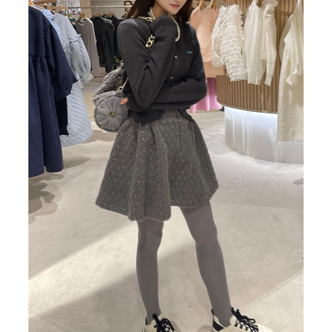 bibiy ビビィ ODETTE BOA PLEATED SKIRT スカート bibiy ビビィ ODETTE BOA PLEATED SKIRT スカート