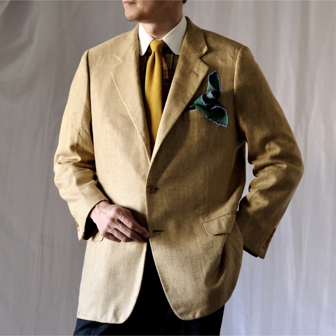 Hickey Freemanヒッキーフリーマンピュアシルクツイードジャケット41 Hickey Freemanヒッキーフリーマンピュアシルクツイードジャケット41
