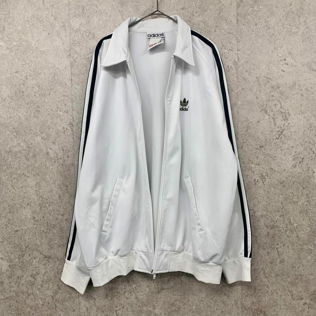 激レアXL☆US輸入90s】アディダス トレフォイルロゴ刺繍トラック 激レアXL☆US輸入90s】アディダス トレフォイルロゴ刺繍トラック