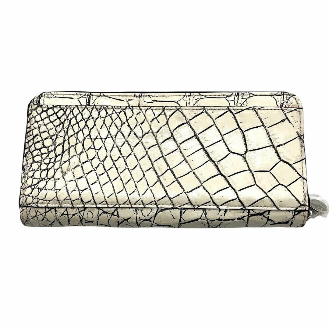 未使用 1035 style croco クロコダイル 長財布 バニラ 目地染 長財布 未使用 1035 style croco クロコダイル 長財布 バニラ 目地染 長財布