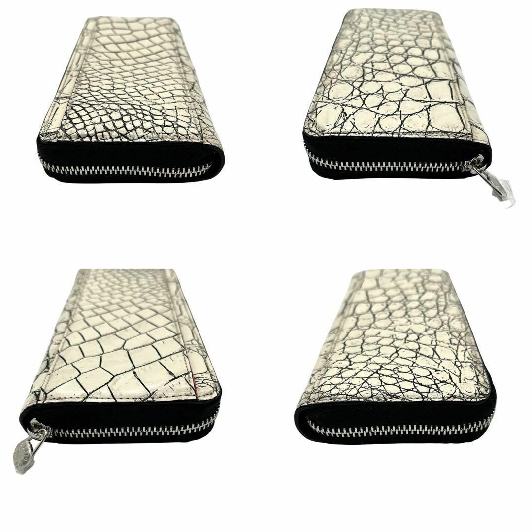未使用 1035 style croco クロコダイル 長財布 バニラ 目地染 長財布 未使用 1035 style croco クロコダイル 長財布 バニラ 目地染 長財布