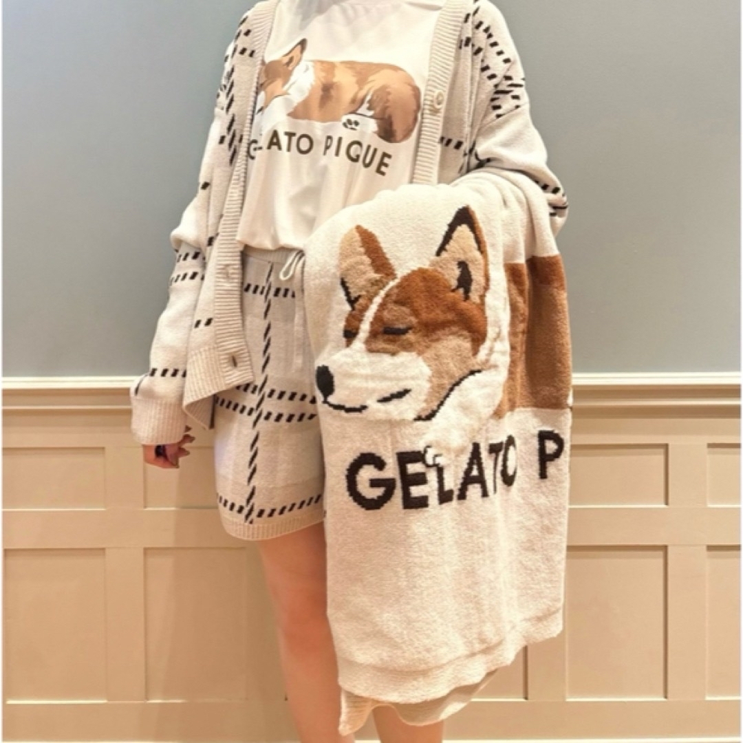 gelato pique - 新品 ジェラートピケ SLEEPING DOG ジャガード gelato pique - 新品 ジェラートピケ SLEEPING DOG ジャガード