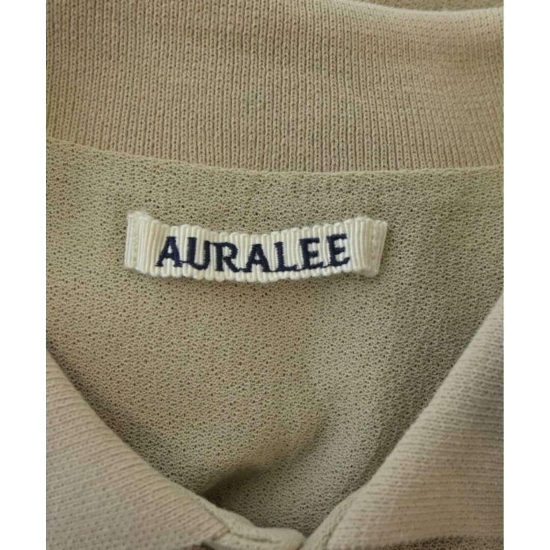 AURALEE - AURALEE オーラリー ポロシャツ 3(S位) ベージュ AURALEE - AURALEE オーラリー ポロシャツ 3(S位) ベージュ