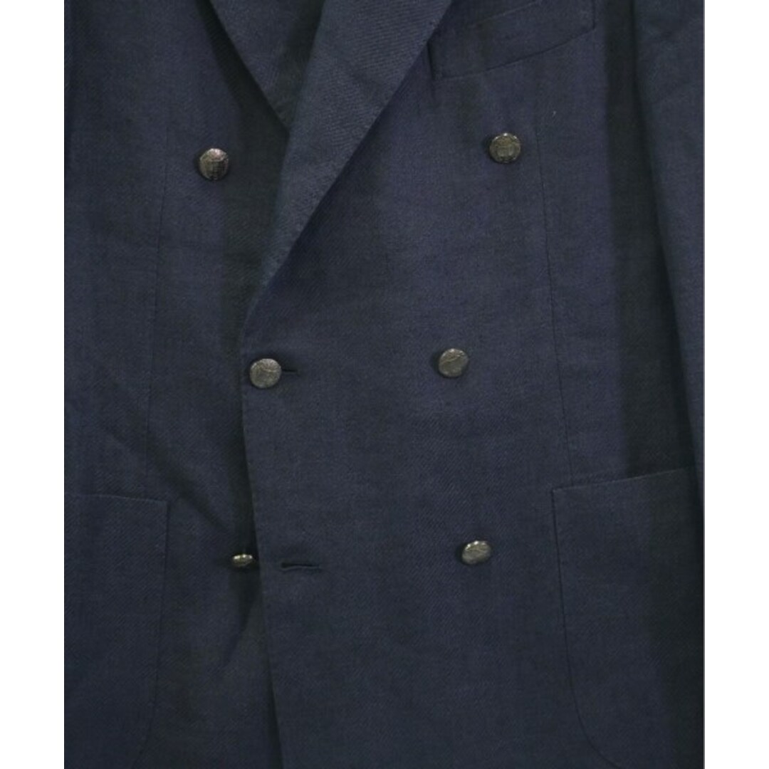 BARBA バルバ テーラードジャケット 50(XL位) 紺 【古着】【中古】 BARBA バルバ テーラードジャケット 50(XL位) 紺 【古着】【中古】