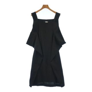 リミフゥ(LIMI feu)のLIMI feu リミフー ワンピース S 黒 【古着】【中古】(ひざ丈ワンピース)