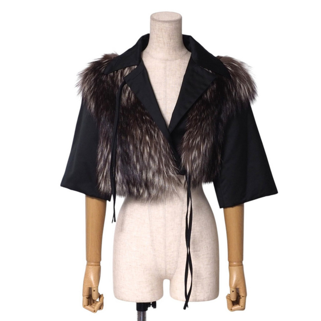 Max Mara - ■美品■MAX MARA マックスマーラ ジャケット サイズ38 シルバーフォックスファー 毛皮 ショートジャケット ボレロ pianoforte イタリア製 ブランド古着【中古】20241122/RA2403