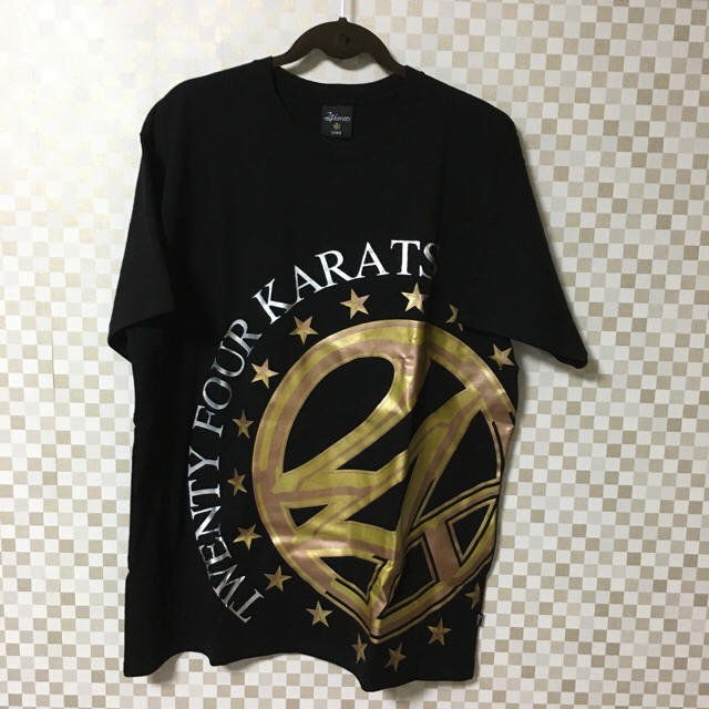 24karats(トゥエンティーフォーカラッツ)の24karats Tシャツ ロゴT ブラック XLサイズ メンズのトップス(Tシャツ/カットソー(半袖/袖なし))の商品写真