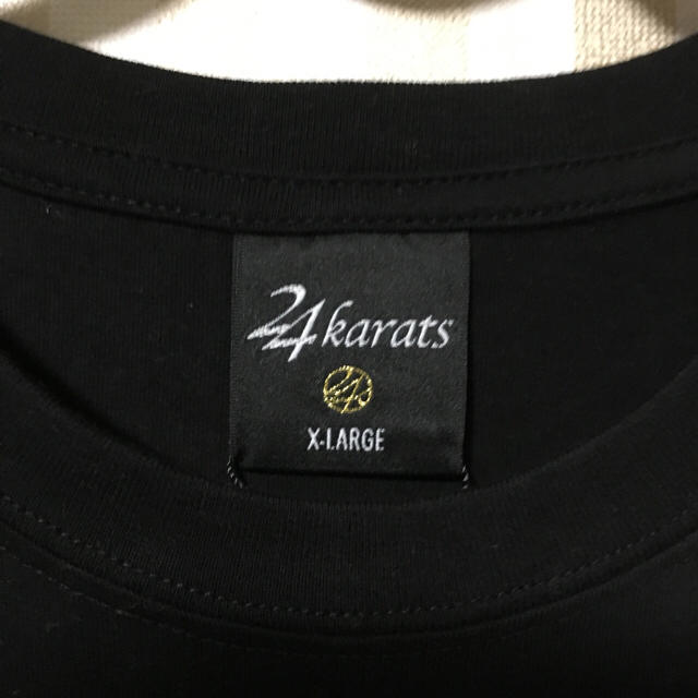 24karats(トゥエンティーフォーカラッツ)の24karats Tシャツ ロゴT ブラック XLサイズ メンズのトップス(Tシャツ/カットソー(半袖/袖なし))の商品写真