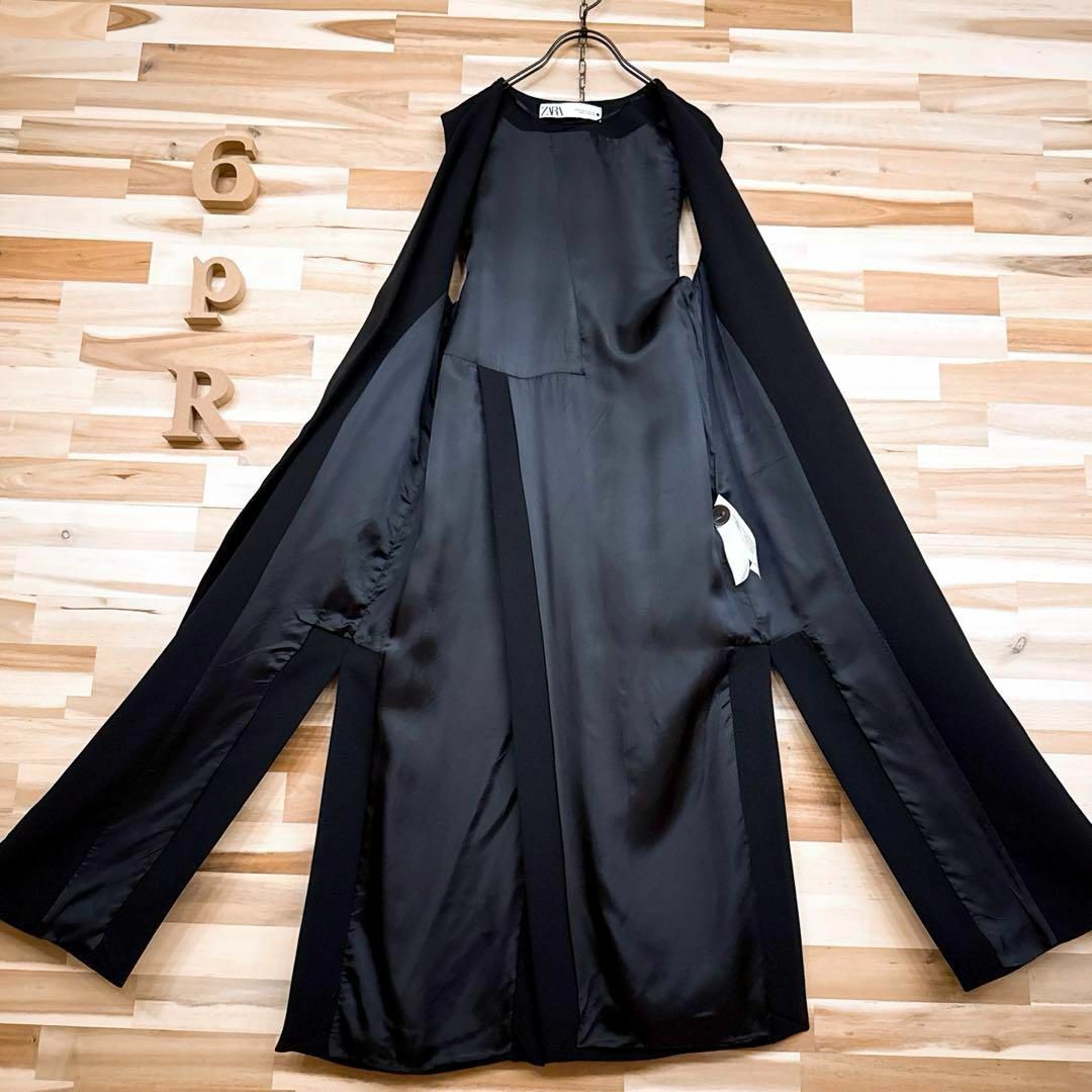 ZARA - 大人気/完売品【ザラ】斜めライン ロング ジレ ベスト ZARA - 大人気/完売品【ザラ】斜めライン ロング ジレ ベスト