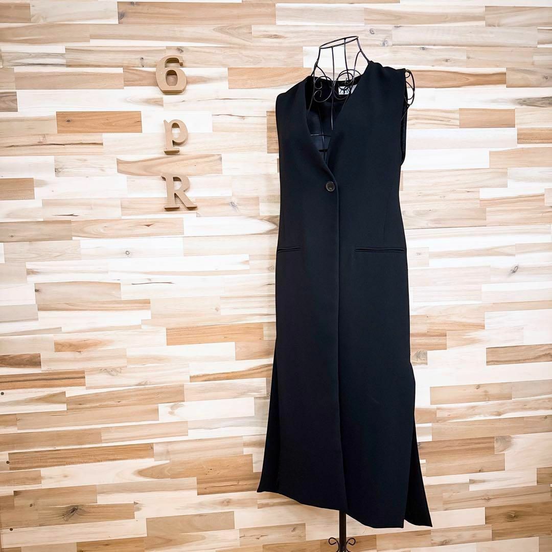 ZARA - 大人気/完売品【ザラ】斜めライン ロング ジレ ベスト ZARA - 大人気/完売品【ザラ】斜めライン ロング ジレ ベスト