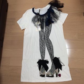 ランバン(LANVIN)のLANVIN♡H＆ＭコラボTシャツワンピ(ミニワンピース)