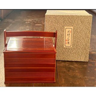【新品】飛騨の春慶塗　2段重(食器)