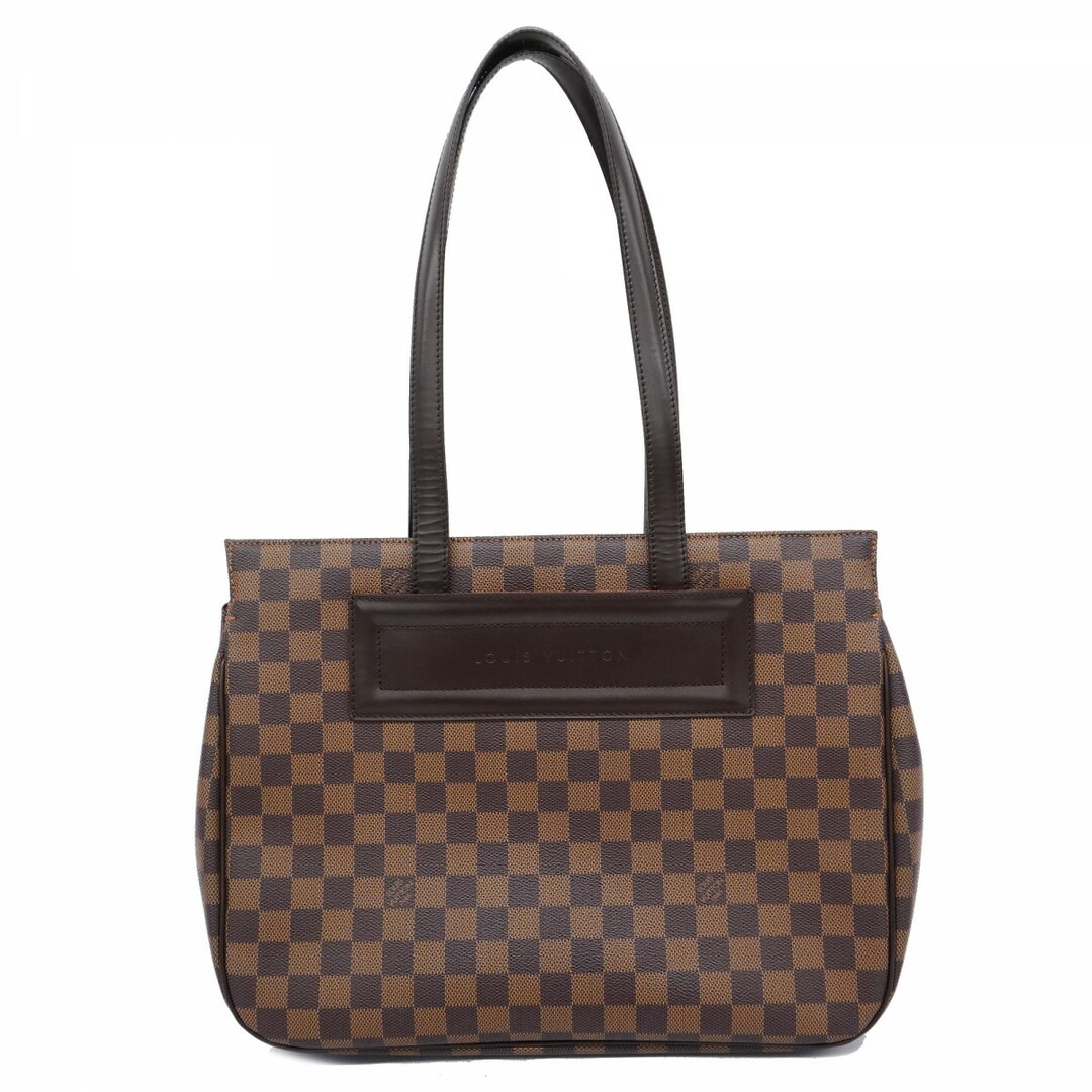 LOUIS VUITTON - 【4te4326】ルイヴィトン トートバッグ ダミエ パリオリPM N51123 エベヌ【中古】レディース