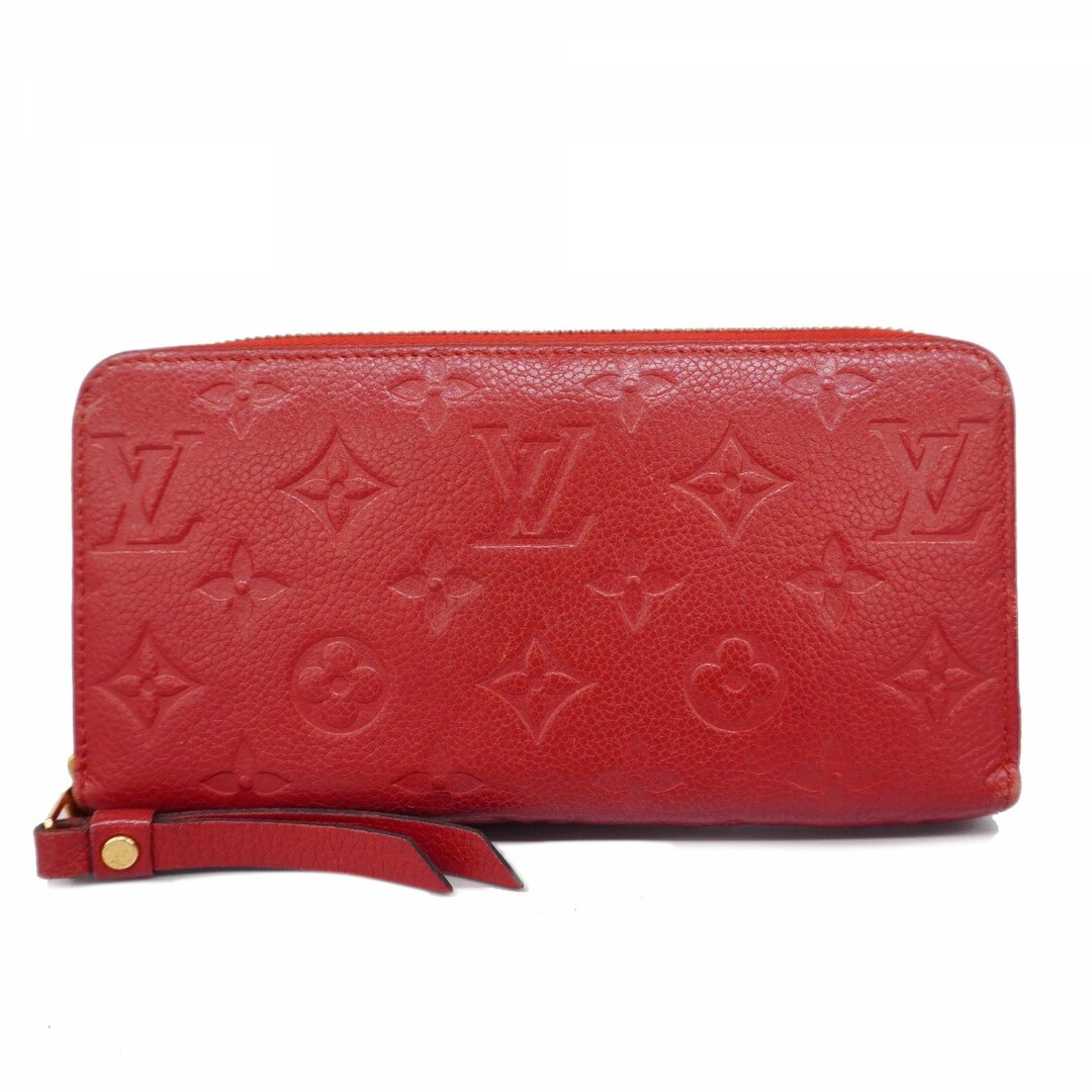 LOUIS VUITTON - 【4te4620】ルイヴィトン 長財布 モノグラム・アンプラント ジッピーウォレット M61865 スリーズ【中古】レディース
