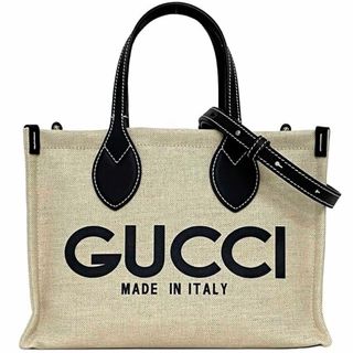 GUCCI - グッチ 2way バッグ プリント ミニ ハンドバッグ GUCCI - グッチ 2way バッグ プリント ミニ ハンドバッグ