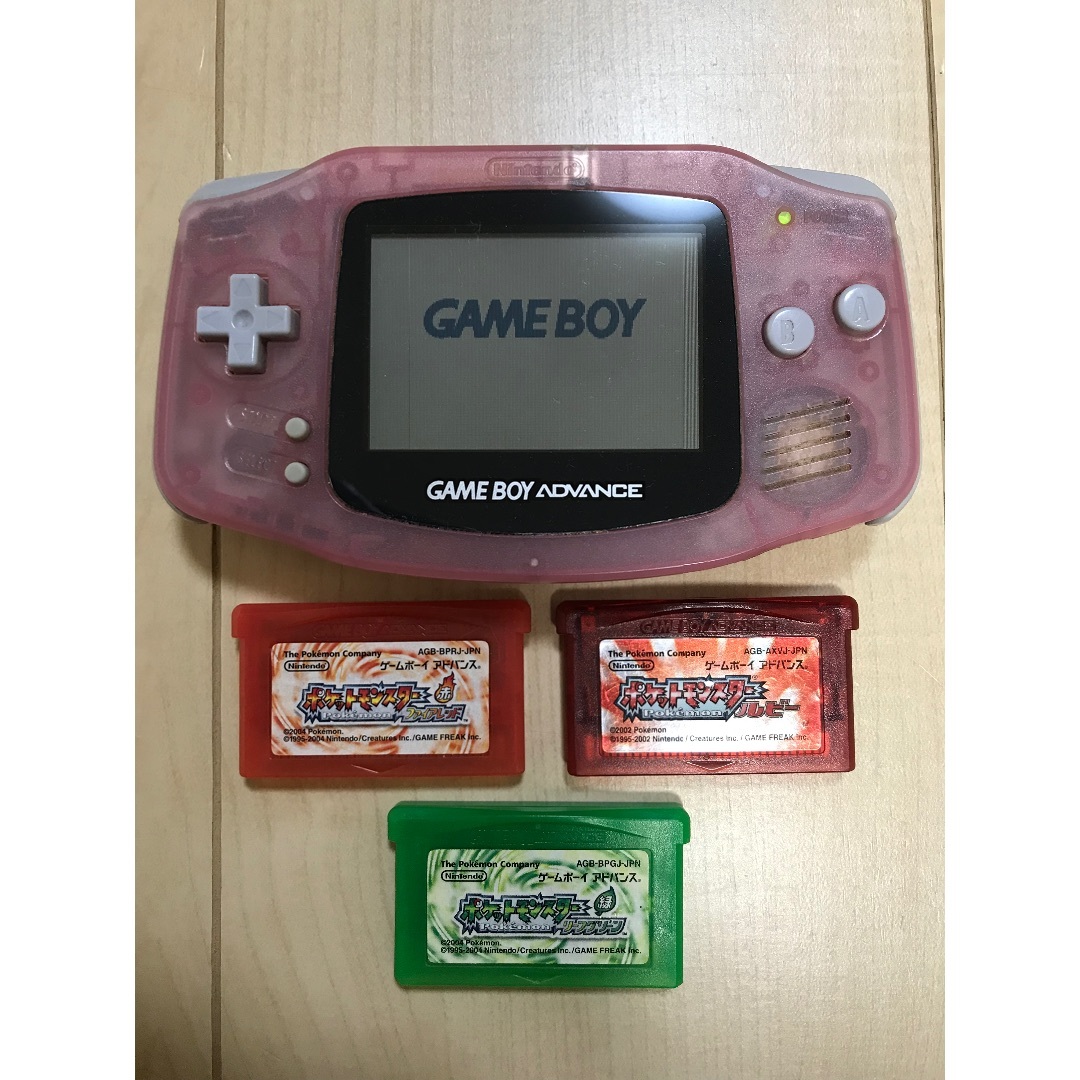 ゲームボーイアドバンス - レア✨ゲームボーイアドバンス本体+ポケモンソフト3本付✨