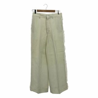 トーガ(TOGA)の【新品】  TOGA / トーガ | サイドフリンジ パンツ | 36 | ライトグリーン | レディース(その他)
