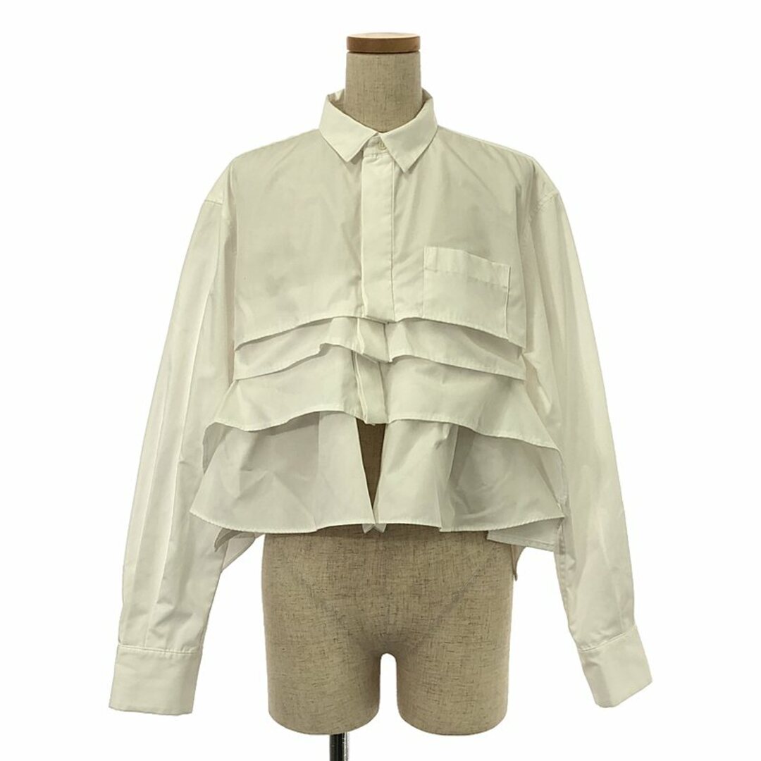 sacai - 【美品】 sacai / サカイ | Cotton Poplin Shirt フリル sacai - 【美品】 sacai / サカイ | Cotton Poplin Shirt フリル