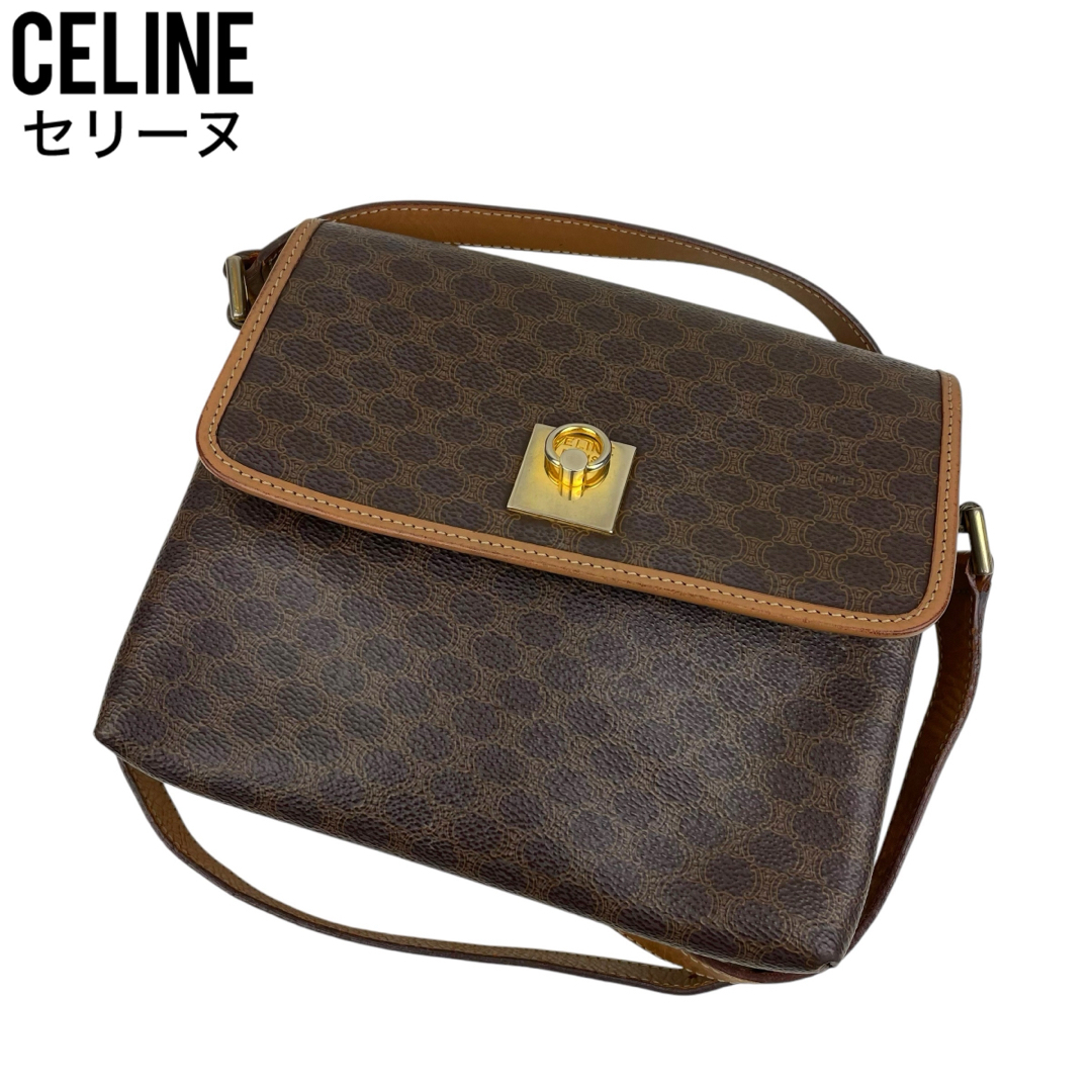 ✨極美品 CELINE セリーヌ ショルダーバッグ マカダム PVC ✨極美品 CELINE セリーヌ ショルダーバッグ マカダム PVC