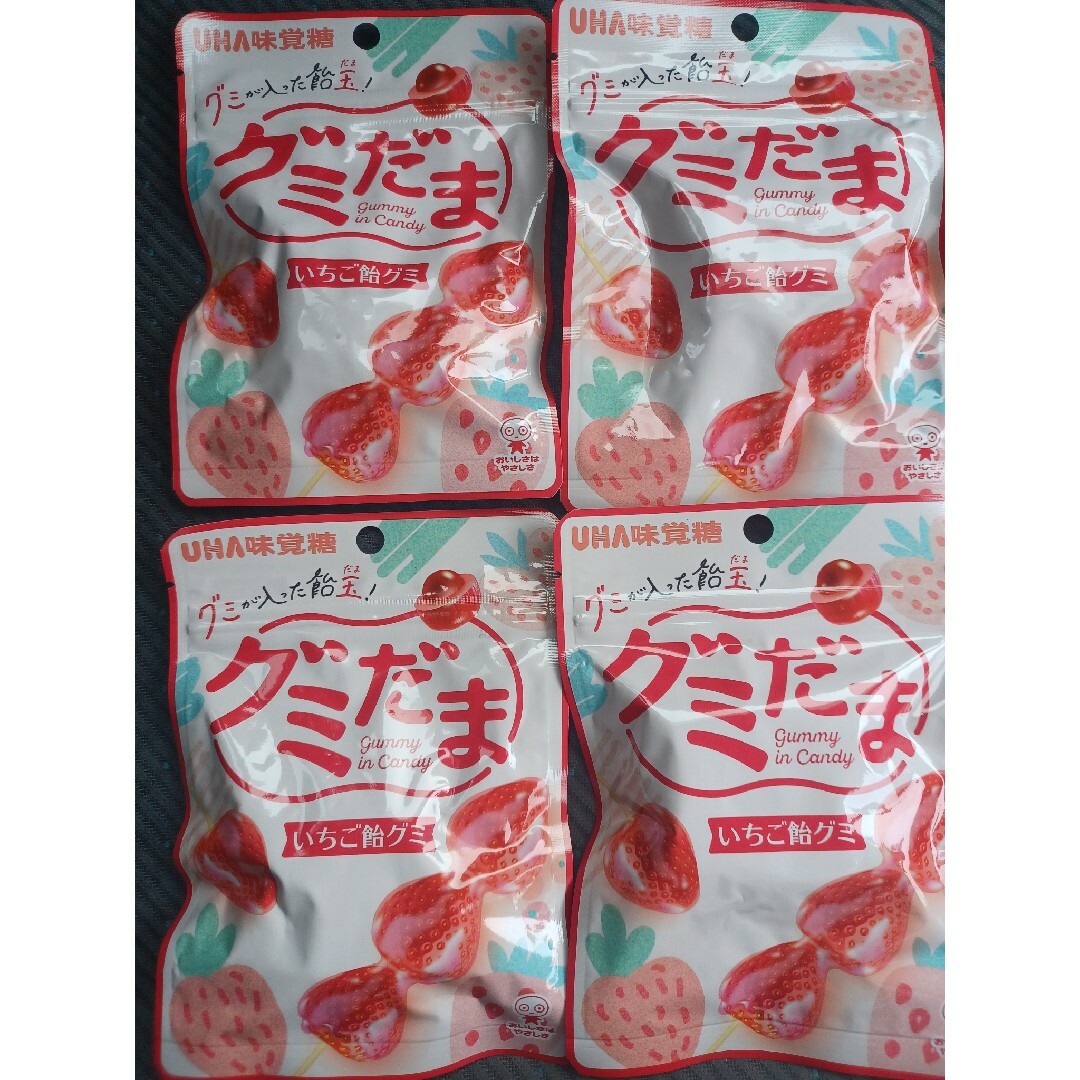 UHA味覚糖 グミだま いちご飴グミ 4袋の通販 by 結葵's shop|ラクマ UHA味覚糖 グミだま いちご飴グミ 4袋の通販 by 結葵's shop|ラクマ