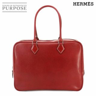 エルメス(HERMES)の新品同様 エルメス HERMES プリュム 32 ハンド バッグ リセ ルージュアッシュ □E刻印 シルバー 金具 VLP 90255203(ハンドバッグ)