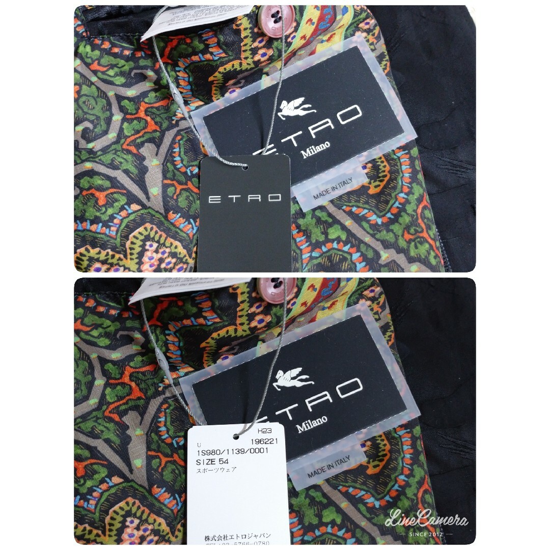 ETRO - 新品タグ付き 希少サイズ54 イタリア製 ETRO コート ETRO - 新品タグ付き 希少サイズ54 イタリア製 ETRO コート