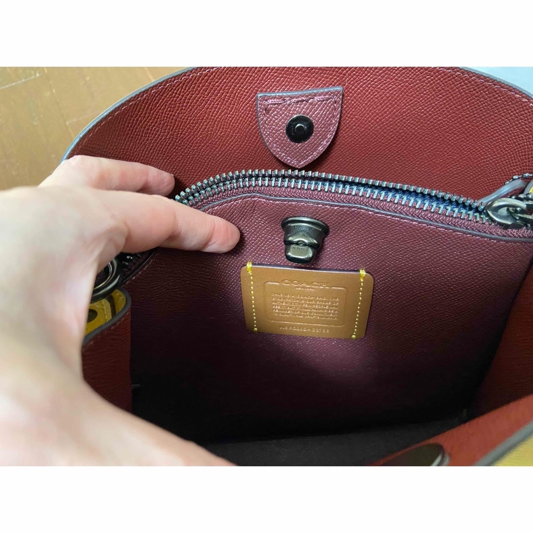 COACH コーチ ウィロウ バケット バッグ カラーブロック COACH コーチ ウィロウ バケット バッグ カラーブロック