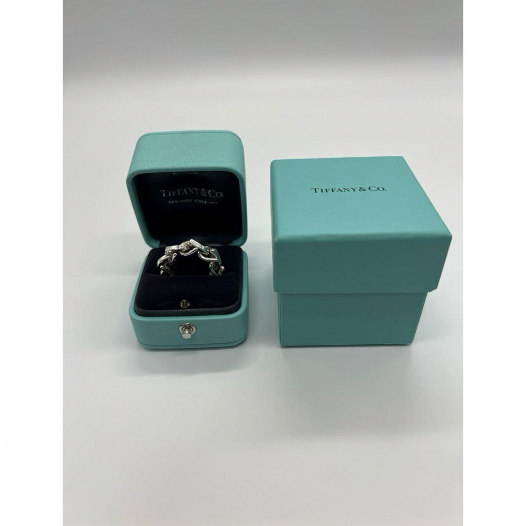 Tiffany & Co. - ティファニー TIFFANY フォージ リンク リング Tiffany & Co. - ティファニー TIFFANY フォージ リンク リング
