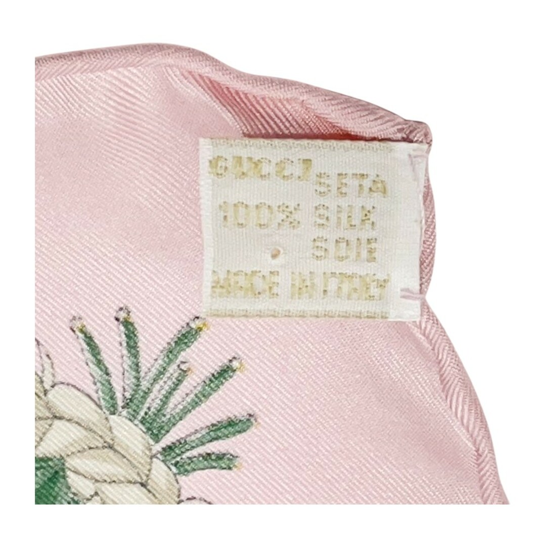 GUCCI グッチ スカーフ 87cm×85.5cm フローラル 花柄 ロゴ GG GUCCI グッチ スカーフ 87cm×85.5cm フローラル 花柄 ロゴ GG