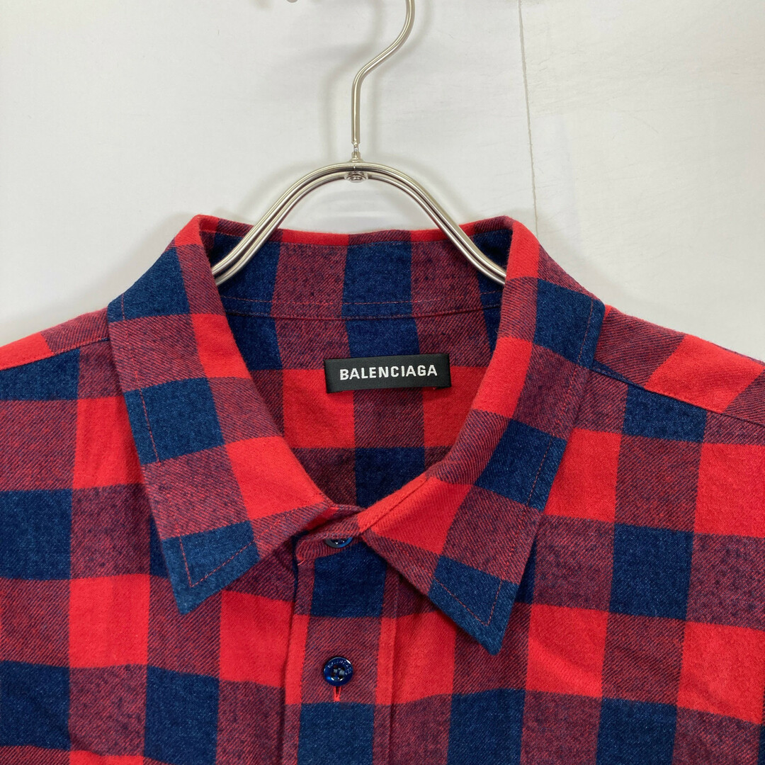 BALENCIAGA バレンシアガバッファローチェックシャツ BALENCIAGA バレンシアガバッファローチェックシャツ