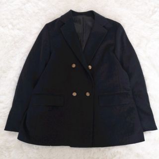 美品✨ stola. ダブルブレストジャケット 紺ブレ 香ばしい 美品✨ stola. ダブルブレストジャケット 紺ブレ 香ばしい