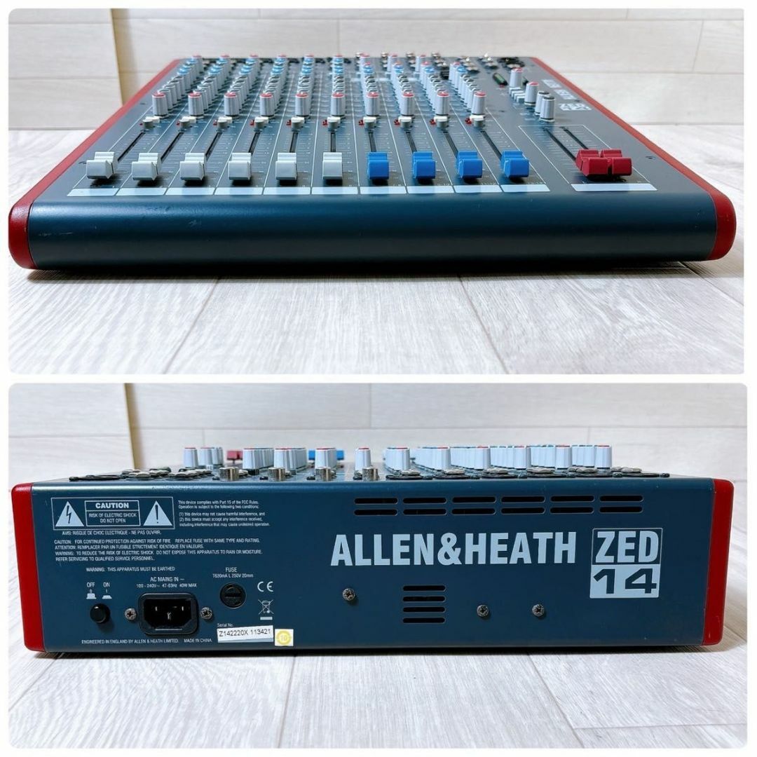 ALLEN&HEATH アナログミキサー ZED-14 ハードケース付きの通販 ALLEN&HEATH アナログミキサー ZED-14 ハードケース付きの通販