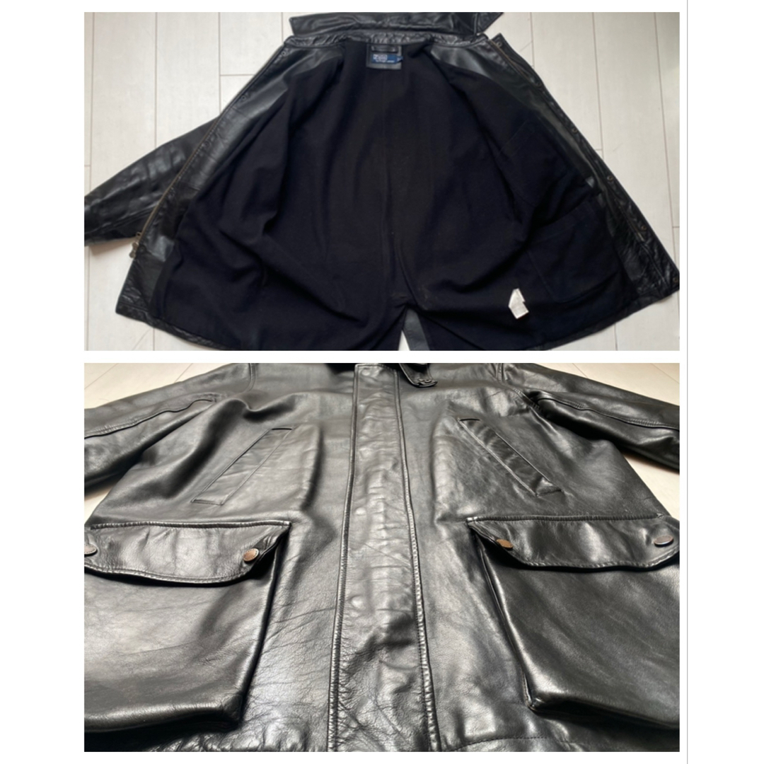 POLO RALPH LAUREN - 美品 90s polo Ralph Lauren レザー POLO RALPH LAUREN - 美品 90s polo Ralph Lauren レザー