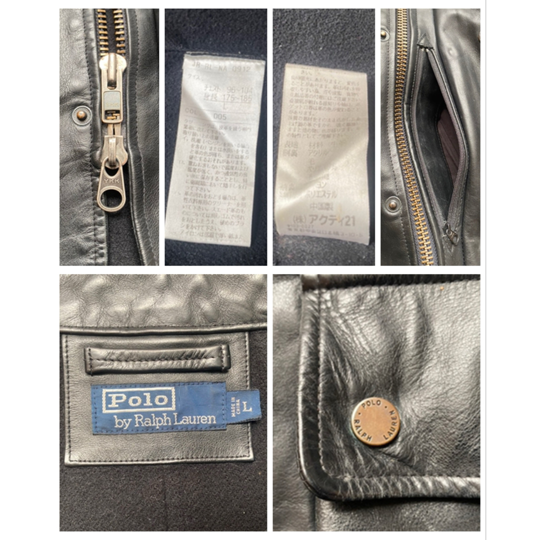 POLO RALPH LAUREN - 美品 90s polo Ralph Lauren レザー POLO RALPH LAUREN - 美品 90s polo Ralph Lauren レザー