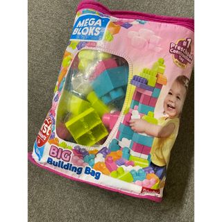 メカブロック80個　MEGA BLOKS   ビッグビルディングバッグ(積み木/ブロック)
