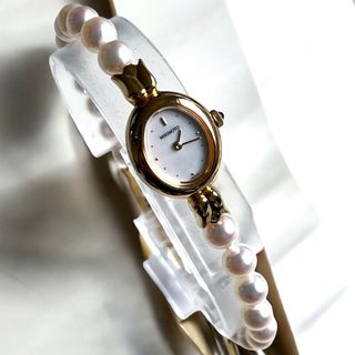 MIKIMOTO - 極美品✨ミキモト あこや真珠 シェル文字盤 18K MIKIMOTO - 極美品✨ミキモト あこや真珠 シェル文字盤 18K